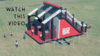 Inflatable 5k obstacle course