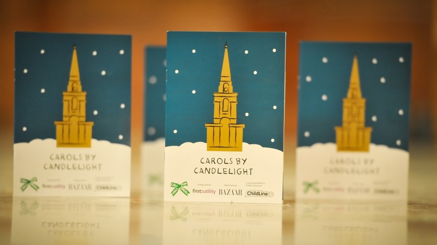 Carols by Candlelight invitations