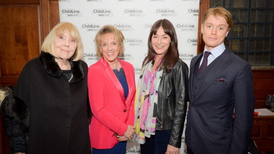 Dame Diana Rigg, Dame Esther Rantzen, Amanda Donohoe and Freddie Fox at Carols by Candlelight