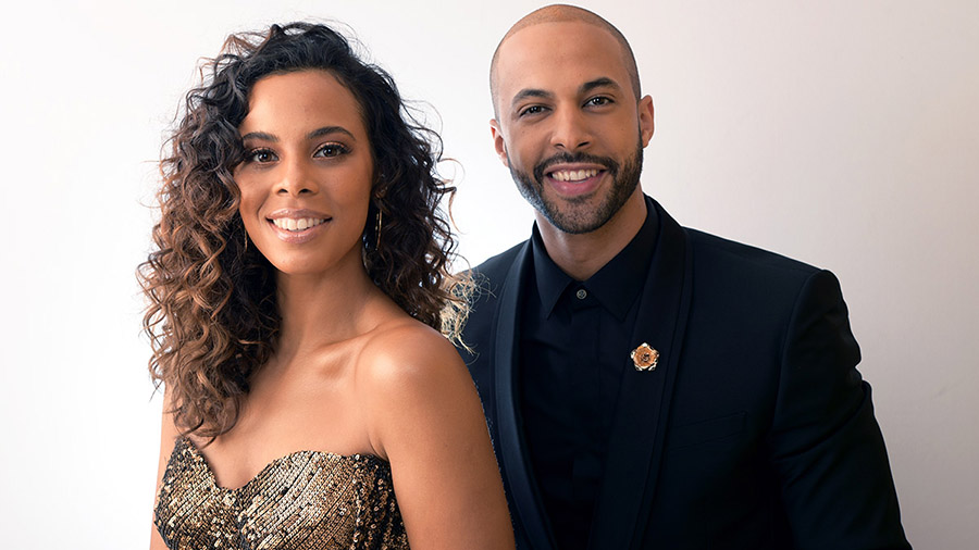 Rochelle and Marvin Humes