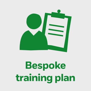 Bespoke training plan icon