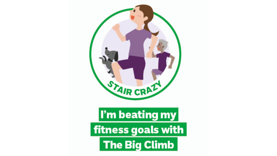badge I'm beating my fitness goals with The Big Climb 