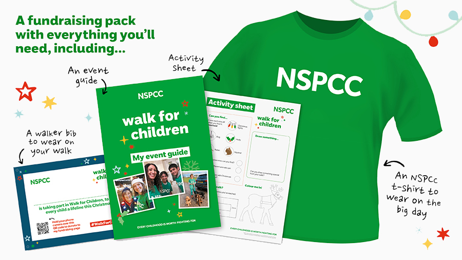 Walk for Children fundraising pack image