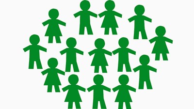 Group of children icon.