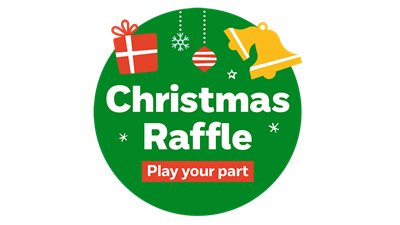 NSPCC Christmas Raffle logo