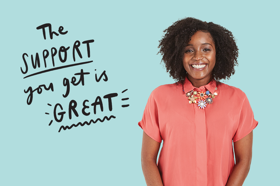 Quote: the support you get is great