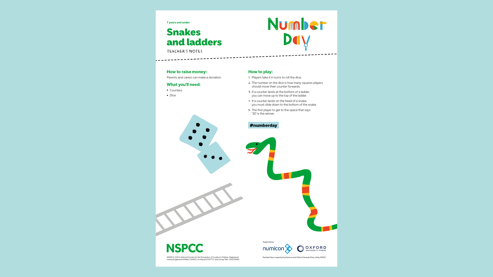 20230084 NSPCC Numberday2024 Snakes Ladders CM AW2 (1)
