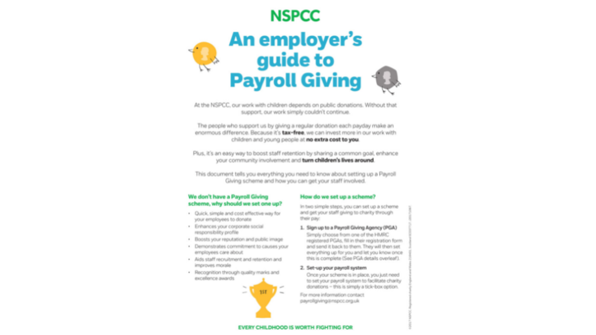 Payroll giving guide