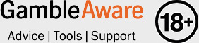 Gamble Aware logo: Advice, Tools, Support. You must be 18 or over to gamble.