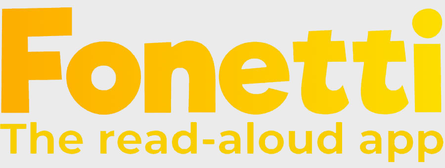 Fonetti logo for grey background