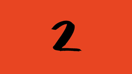 Graphic of the number 2