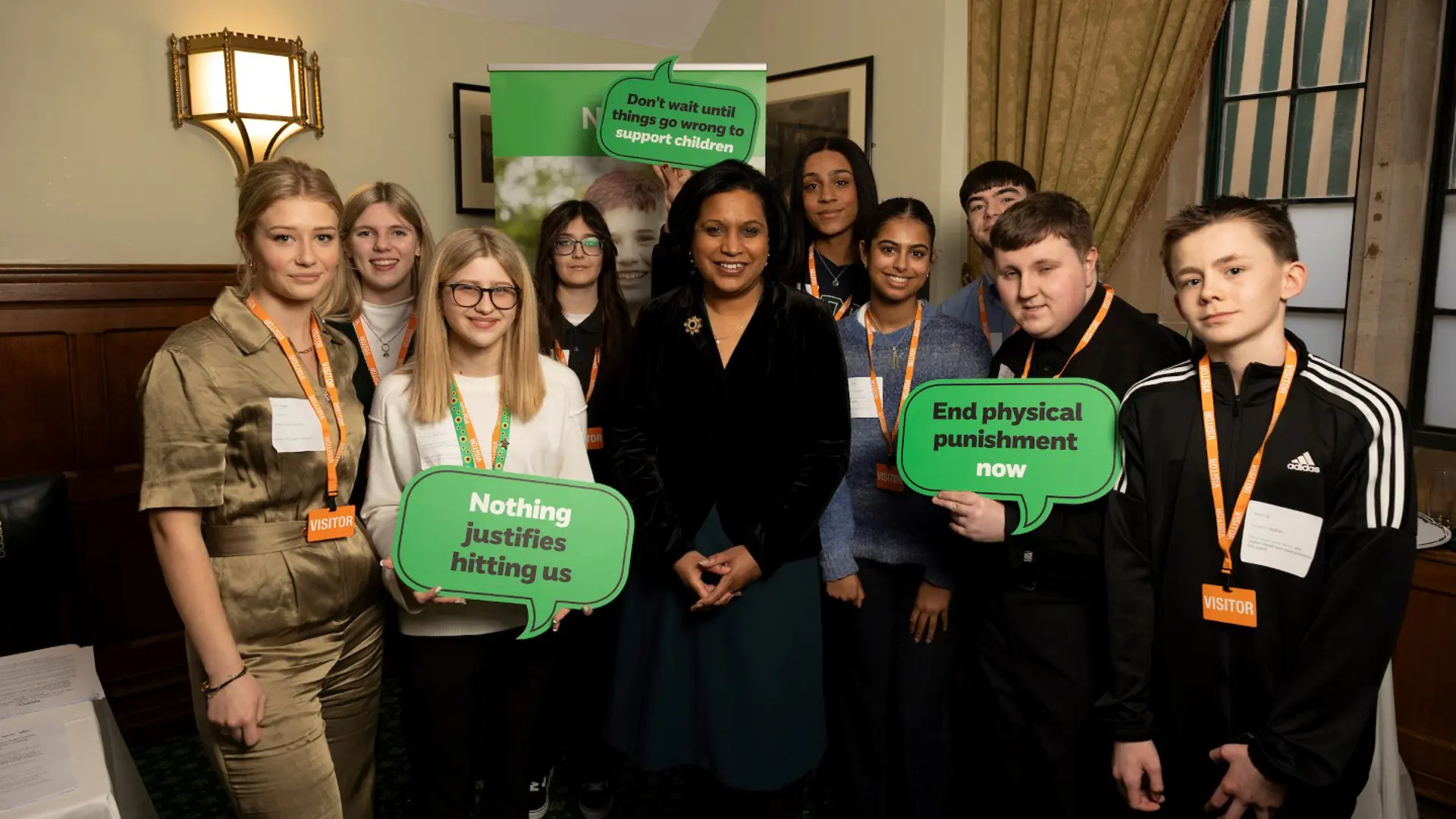 Janet Daby and Young Peoples board for change holding their 6 point plan