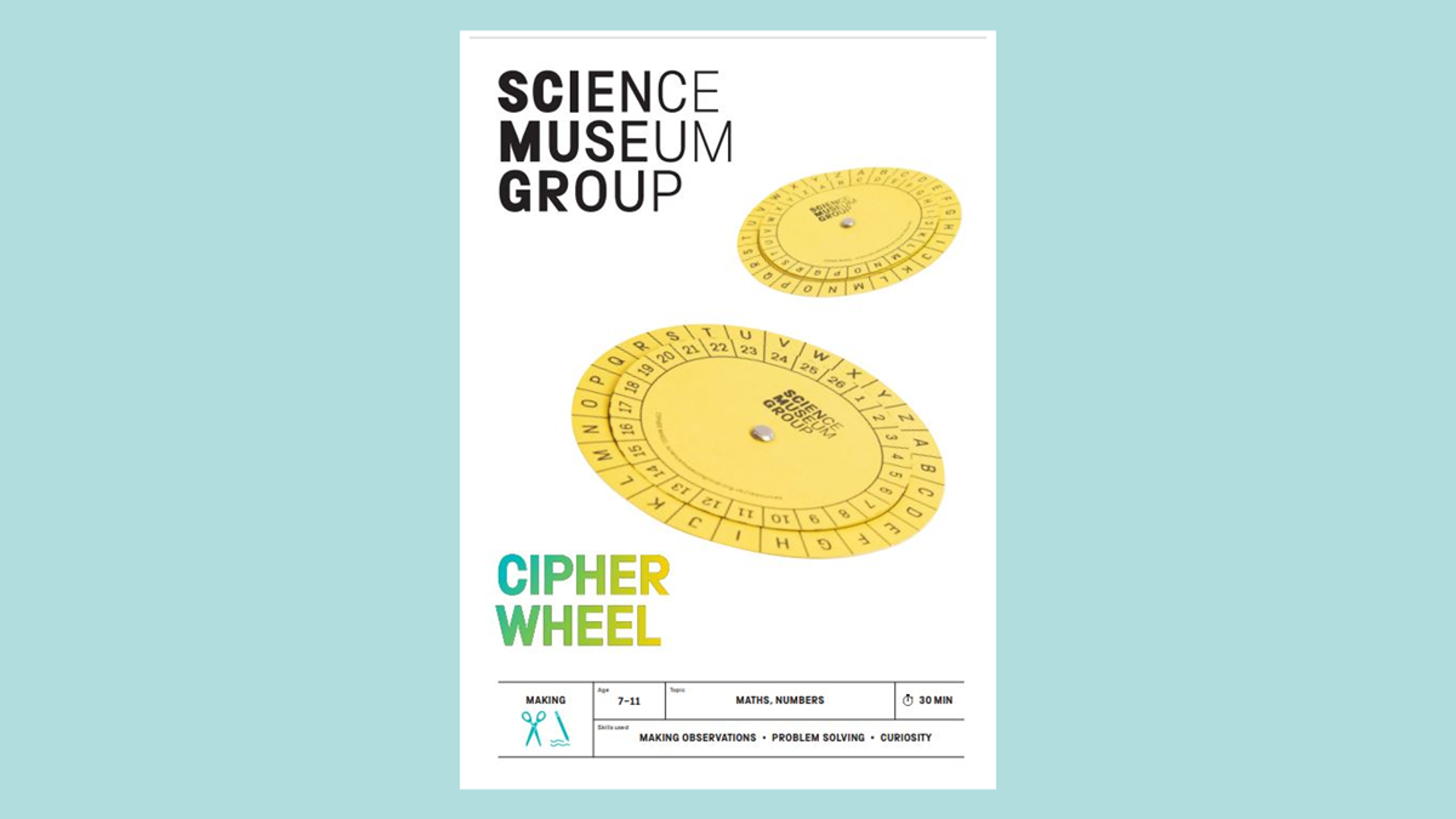 20255114 Number Day 2026 Thumbnails Cipher Wheel