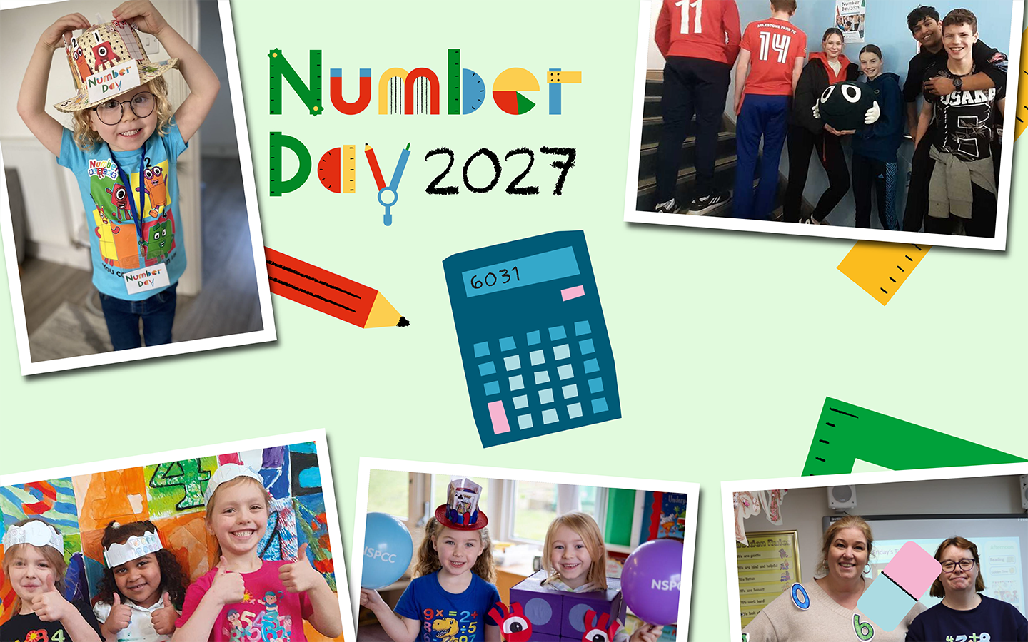 Number Day Banner Layout 4