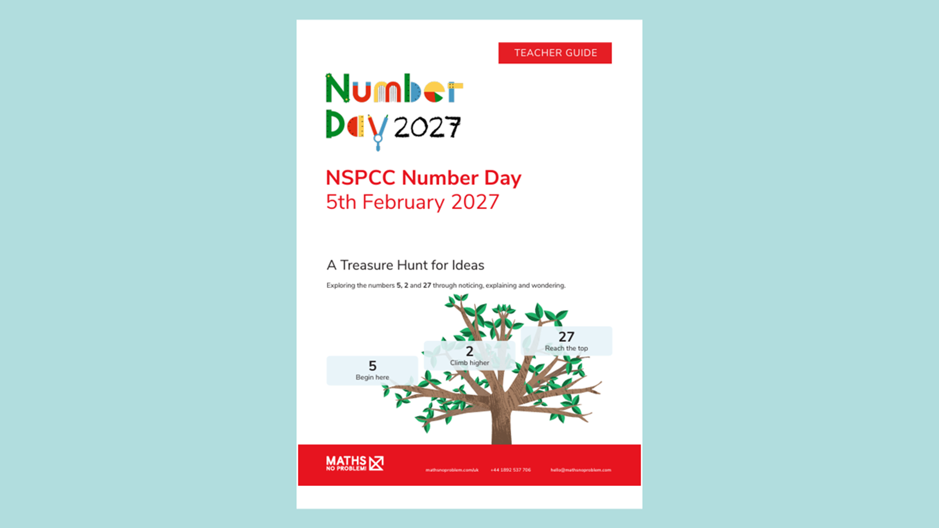 20255114 Number Day 2026 Treasurehuntforideas Teacher Guide