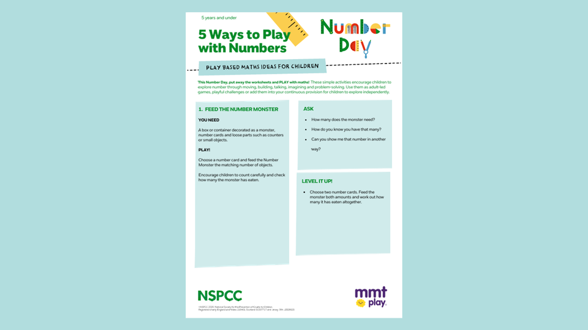 20255114 Number Day 2026 5 Way To Play With Numbers Under 5
