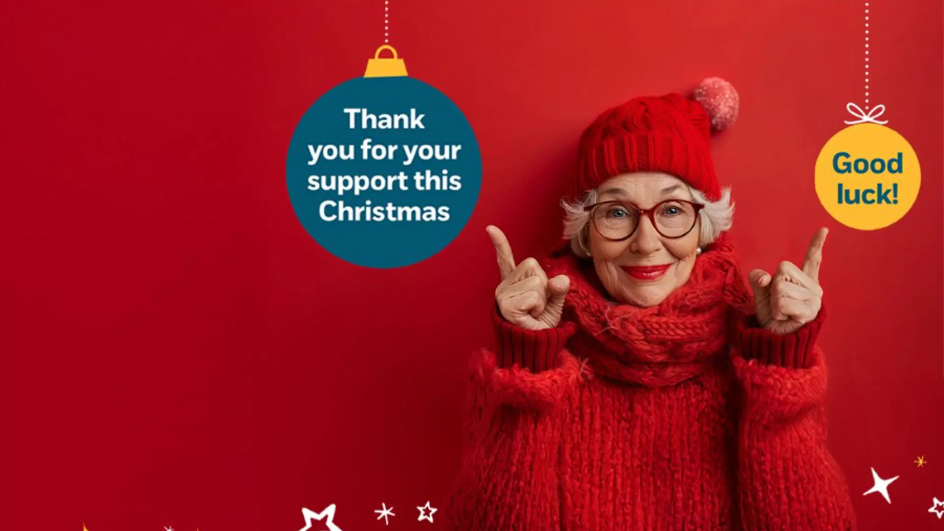 Thank you for your support this Christmas. Good luck!
