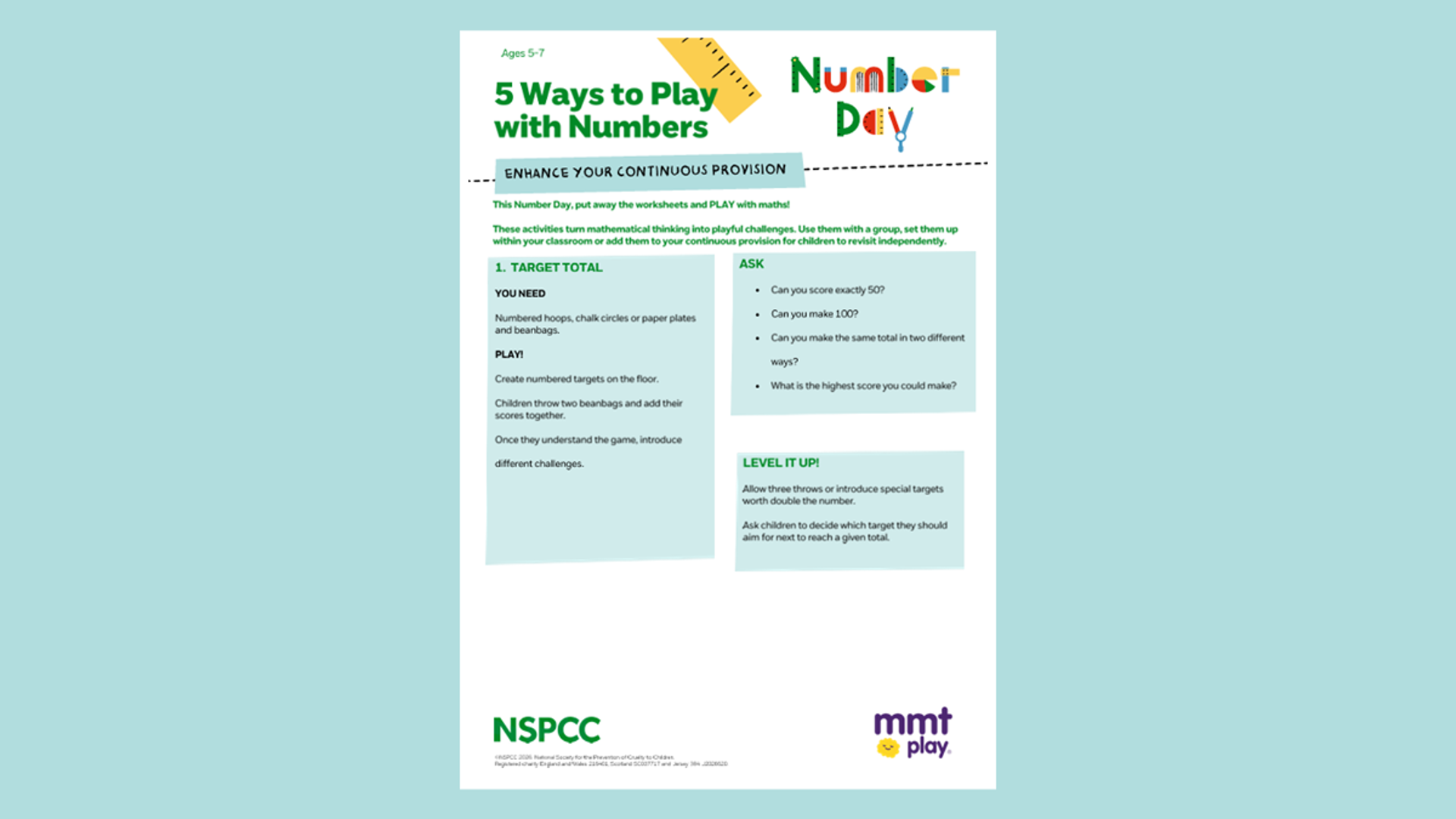 20255114 Number Day 2026 5Waystoplaywithnumbers 5 7