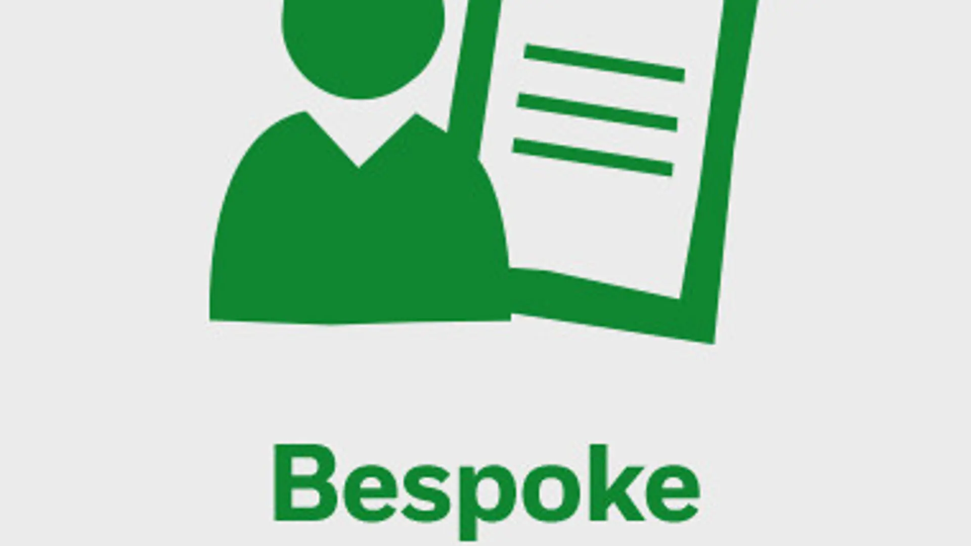 Bespoke training plan icon