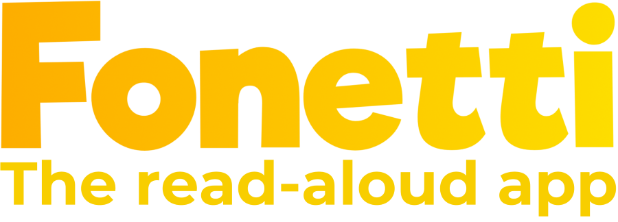 Fonetti logo for grey background